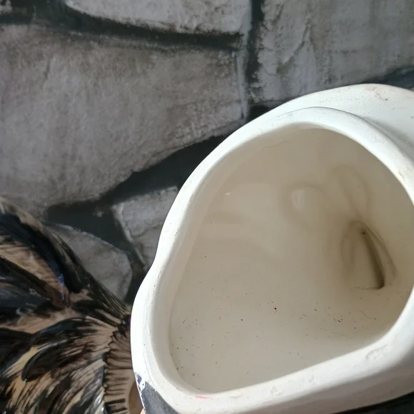 Large Red And Black Rooster Canister Or Cookie Jar, Cottage Cabin Core - Picture 10 of 16